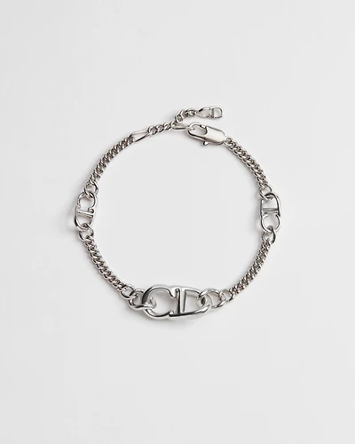 CD Icon Thin Chain Link Bracelet