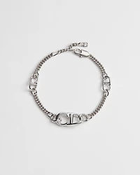 CD Icon Thin Chain Link Bracelet