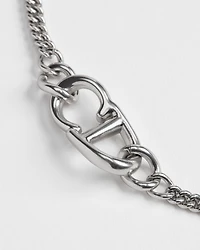 CD Icon Thin Chain Link Bracelet