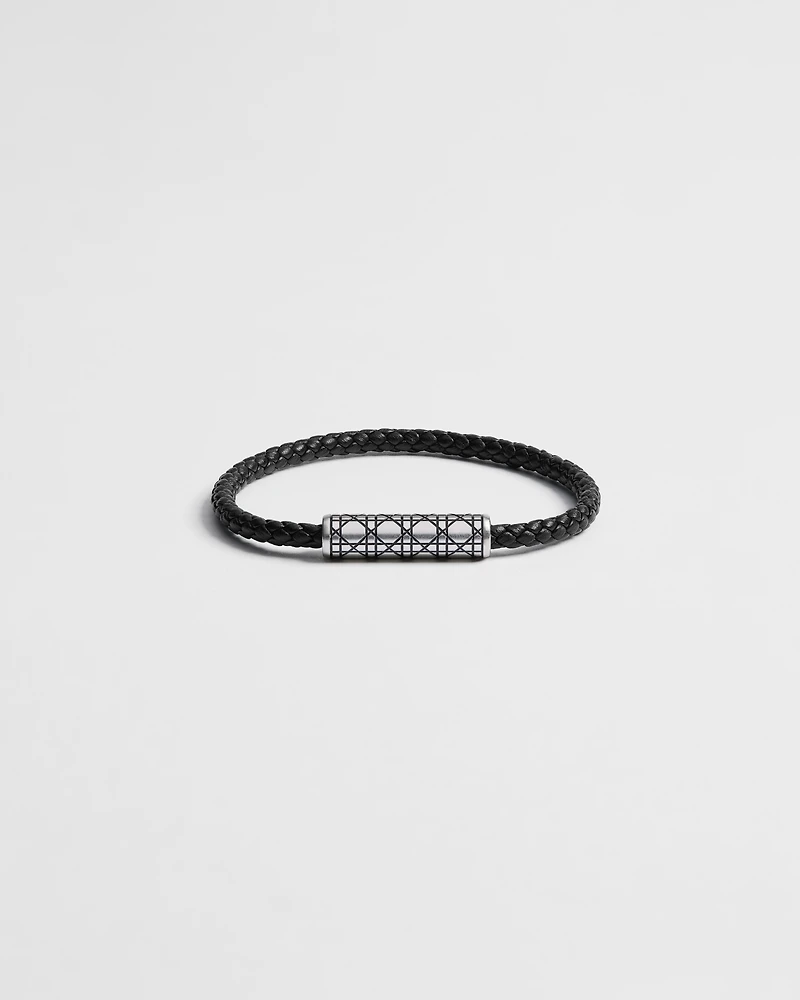 Cannage Woven Leather Bracelet
