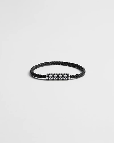 Cannage Woven Leather Bracelet