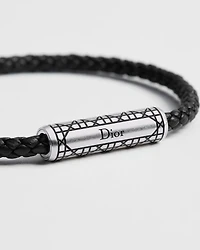Cannage Woven Leather Bracelet