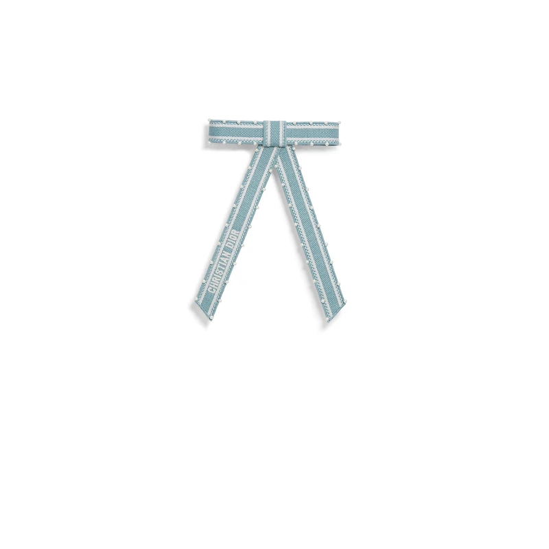 Dioriviera Christian Dior Embroidered Dior Twist Bow