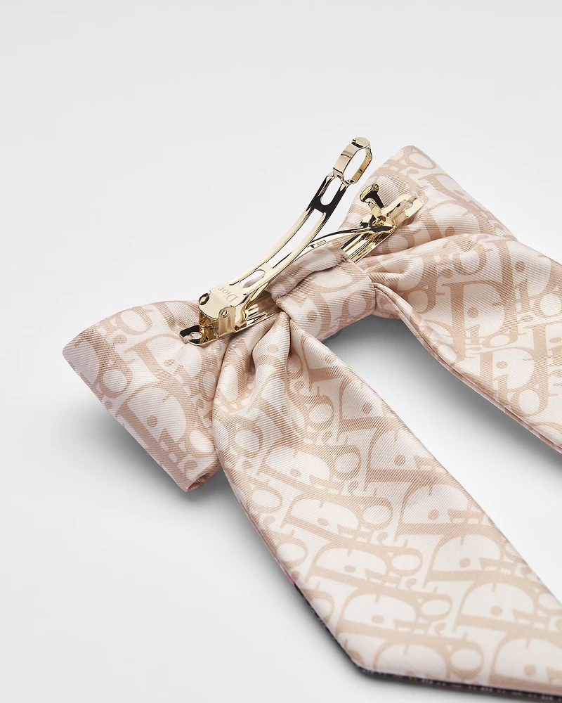 Large Dior Infini Tartan Dior Twist Bow