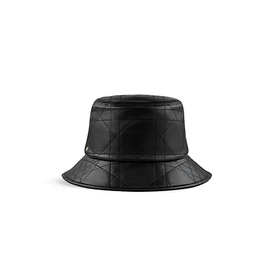 Flat Cannage Teddy-D Small Brim Bucket Hat