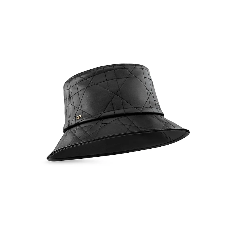 Flat Cannage Teddy-D Small Brim Bucket Hat