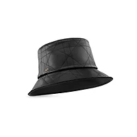 Flat Cannage Teddy-D Small Brim Bucket Hat