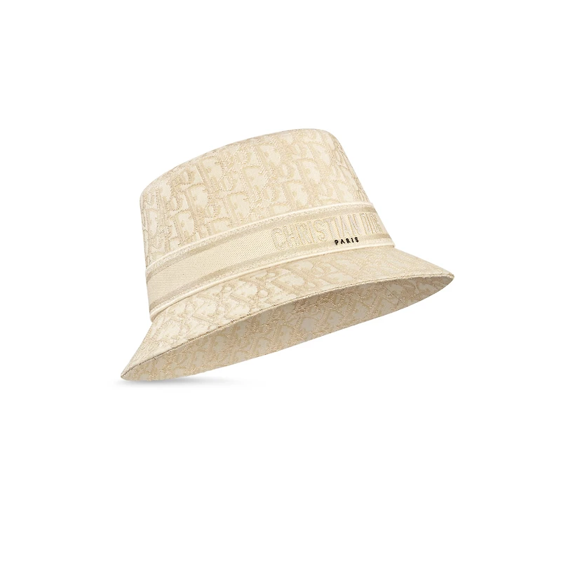 Dior Oblique D-Bobby Small-Brim Bucket Hat