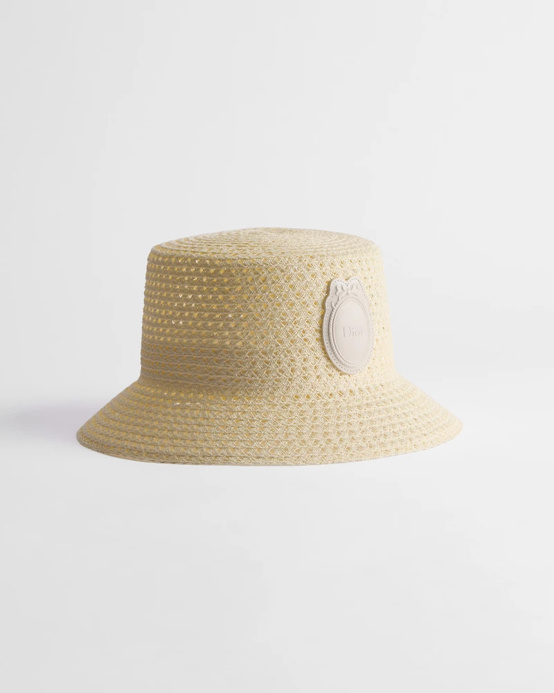 Dioriviera Dior Médaillon Teddy-D Small Brim Bucket Hat