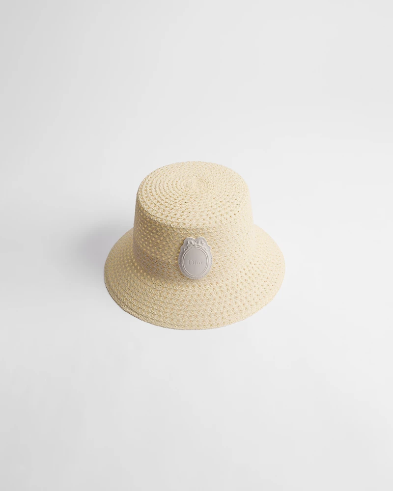 Dioriviera Dior Médaillon Teddy-D Small Brim Bucket Hat