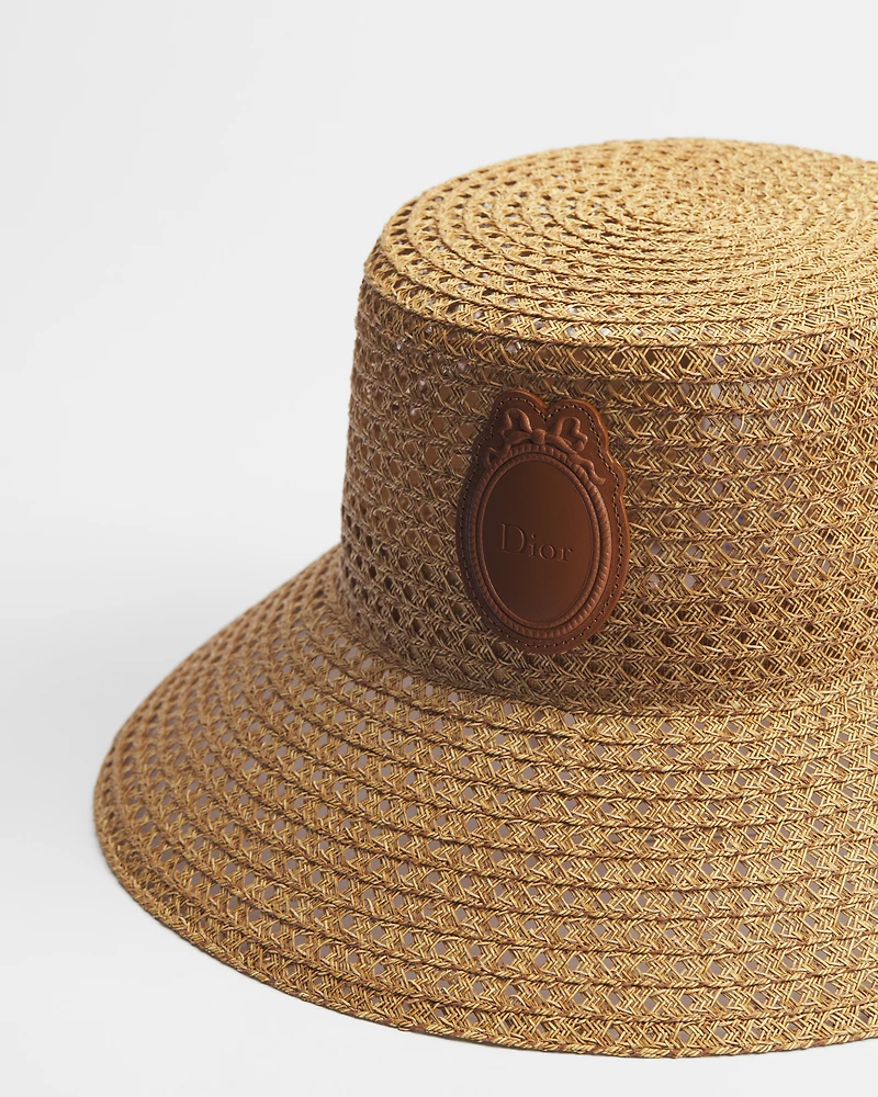 Dioriviera Dior Médaillon Teddy-D Large Brim Hat