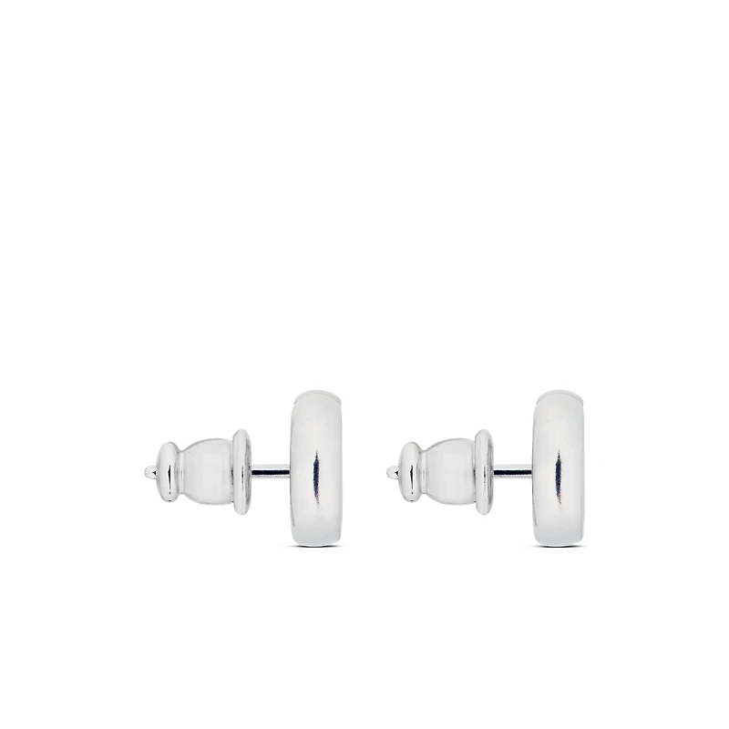 CD Navy Stud Earrings