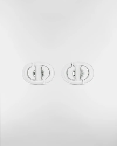 CD Navy Stud Earrings