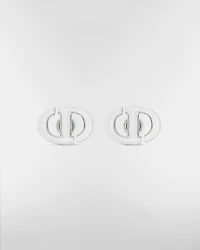 CD Navy Stud Earrings