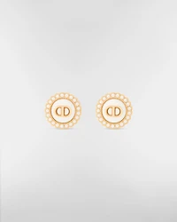 Petit CD Baroque Stud Earrings