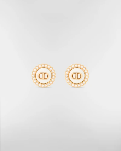 Petit CD Baroque Stud Earrings