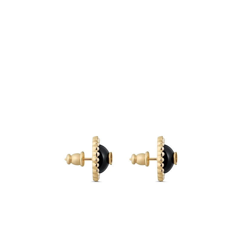 Petit CD Baroque Stud Earrings