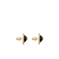 Petit CD Baroque Stud Earrings