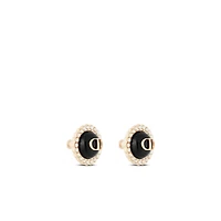 Petit CD Baroque Stud Earrings