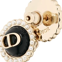 Petit CD Baroque Stud Earrings