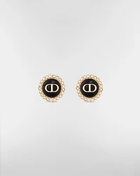 Petit CD Baroque Stud Earrings