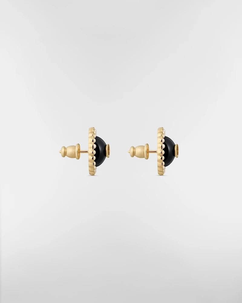 Petit CD Baroque Stud Earrings