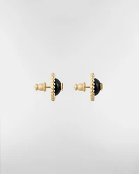 Petit CD Baroque Stud Earrings