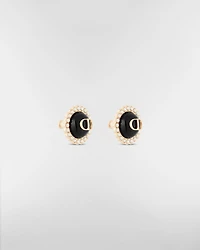 Petit CD Baroque Stud Earrings