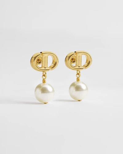 CD Navy Earrings