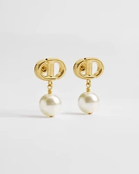 CD Navy Earrings