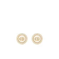 Petit CD Baroque Clip-On Stud Earrings