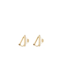 Petit CD Baroque Clip-On Stud Earrings