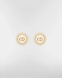 Petit CD Baroque Clip-On Stud Earrings