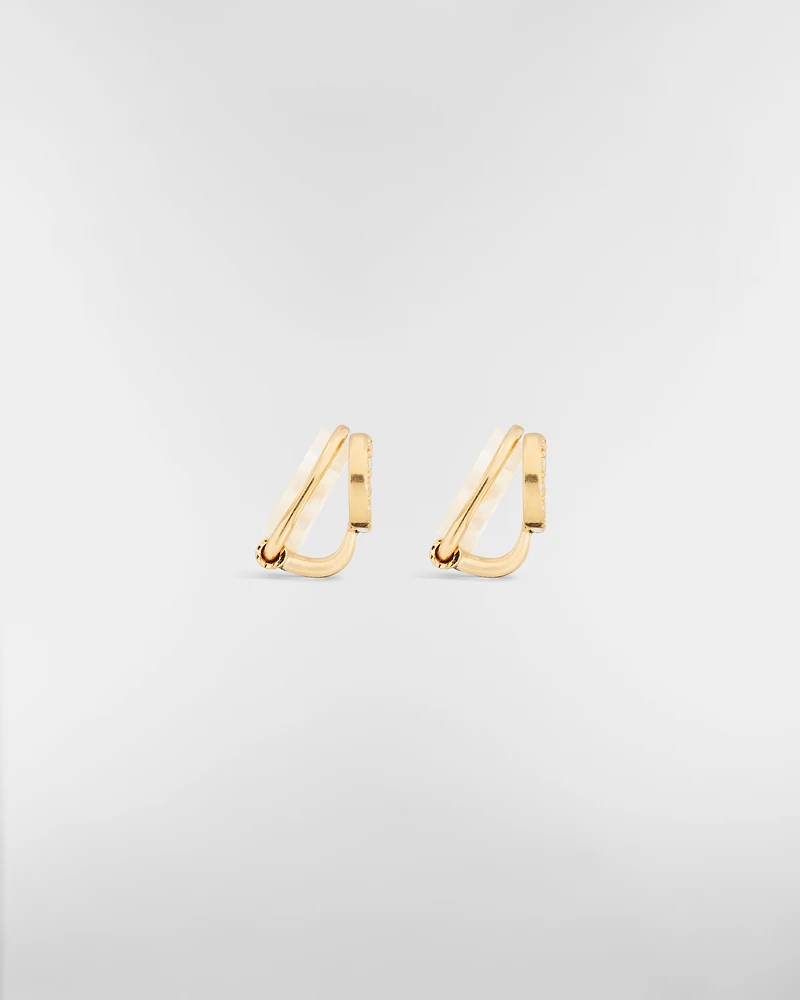 Petit CD Clip-On Stud Earrings