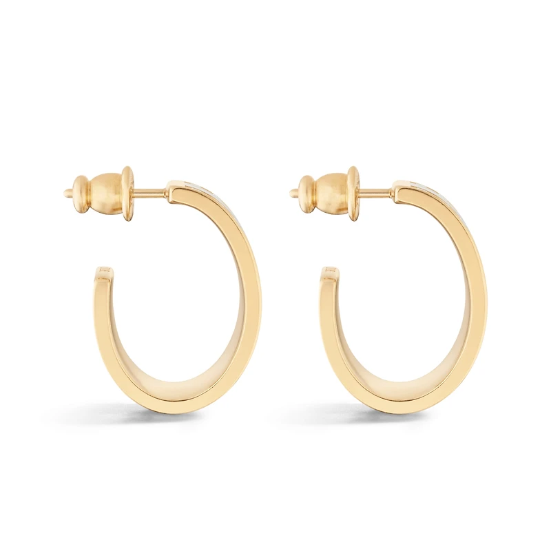 Dior Night Code Hoop Earrings