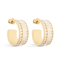 Dior Night Code Hoop Earrings