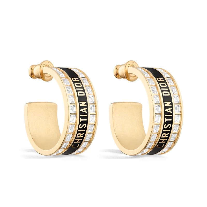 Dior Night Code Hoop Earrings