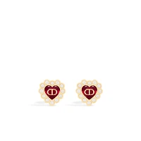 Petit CD Baroque Stud Earrings