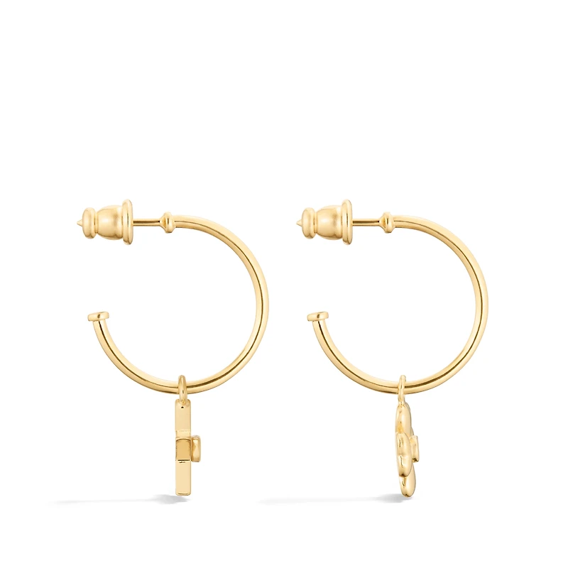 Lucky Dior Hoop Earrings