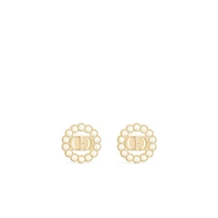 Petit CD Circle Stud Earrings