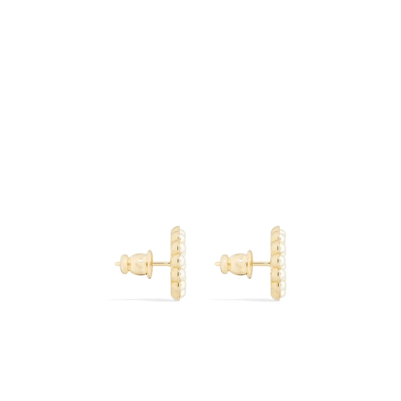 Petit CD Circle Stud Earrings