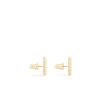 Petit CD Circle Stud Earrings