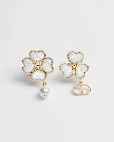 Dior Sparkling Clover Earrings