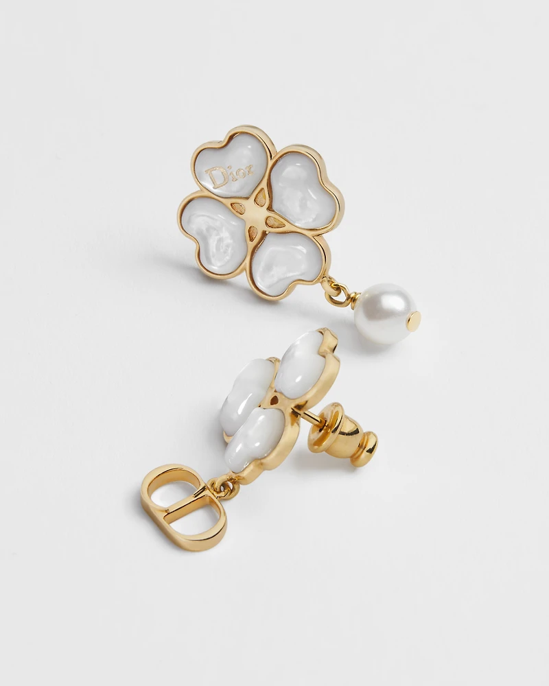 Dior Sparkling Clover Earrings