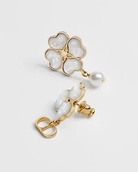 Dior Sparkling Clover Earrings