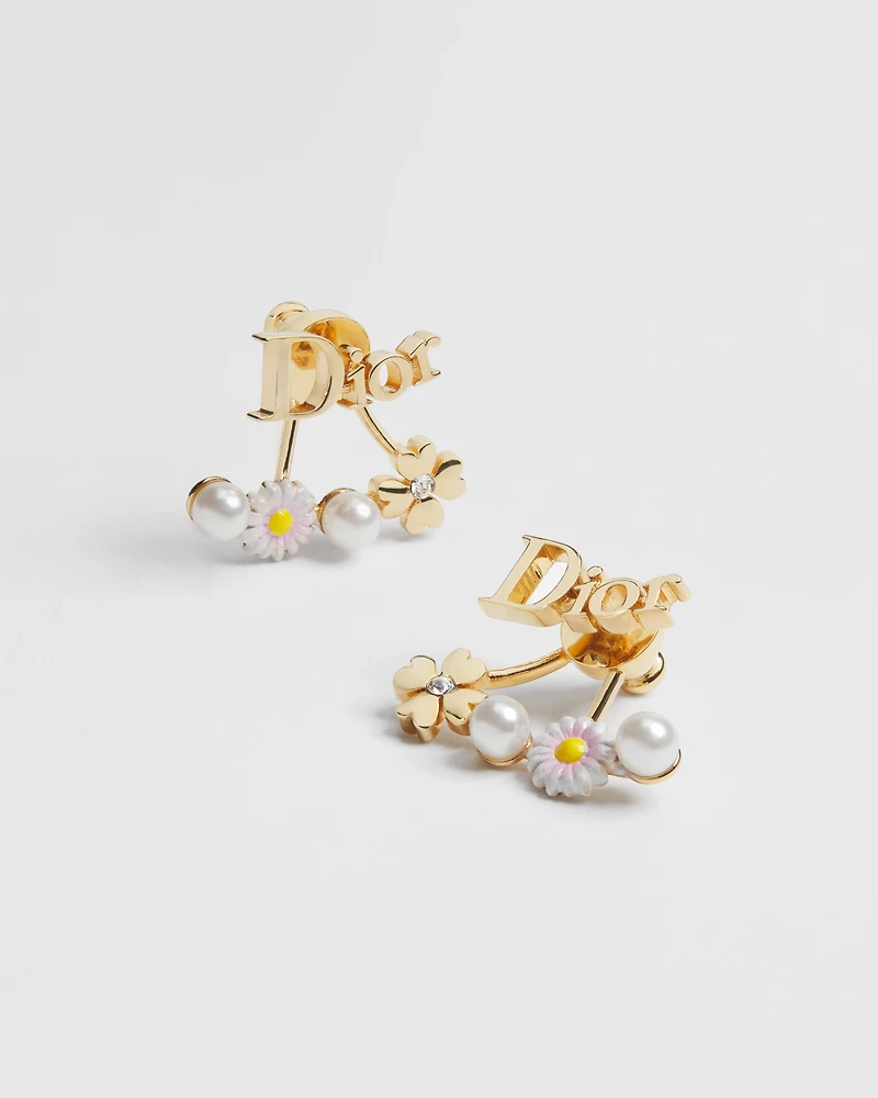 Dior Mini Daisy Earrings
