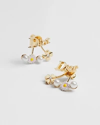 Dior Mini Daisy Earrings