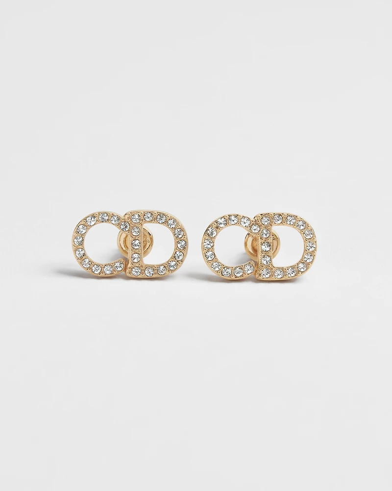 CD Signature Stud Earrings