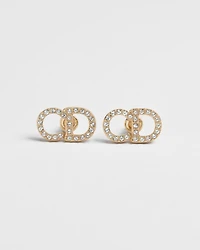 CD Signature Stud Earrings