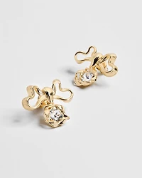 Dior Twisted Bow Earrings